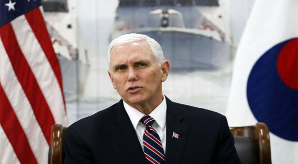 US VP Pence Sees Progress on N Korea, Says Military Option Still on Table